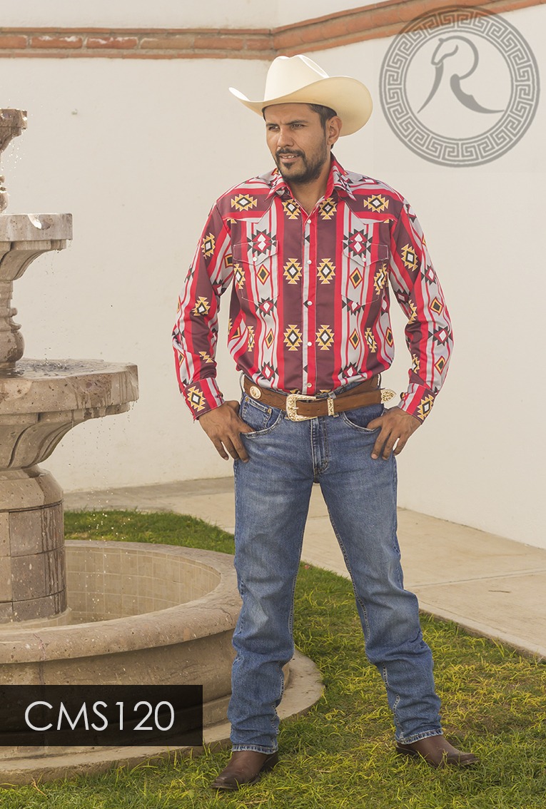 CAMISA WESTERN PARA: CABALLERO, NIÑO - CMS120